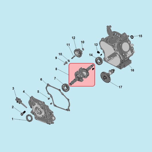 Картер генератора Champion GG1200 